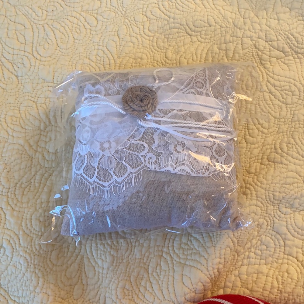 Rustic Ring Bearer Pillow